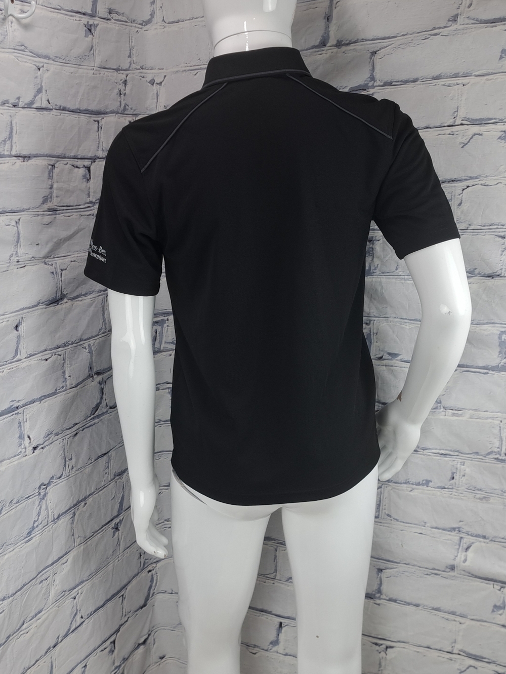 Mercedes Benz Men's Polo Shirt Logo AMG Promotional Hex Dry Stormtech golf Small - Picture 6 of 14